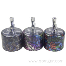 GZ030554W-GD Glow in dark herb grinder weed accessories